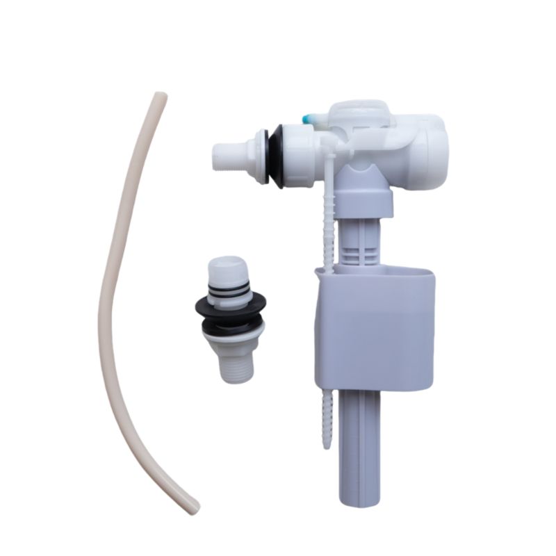 Zawór napełniający Flomasta 1/2" 3/8" boczny PP