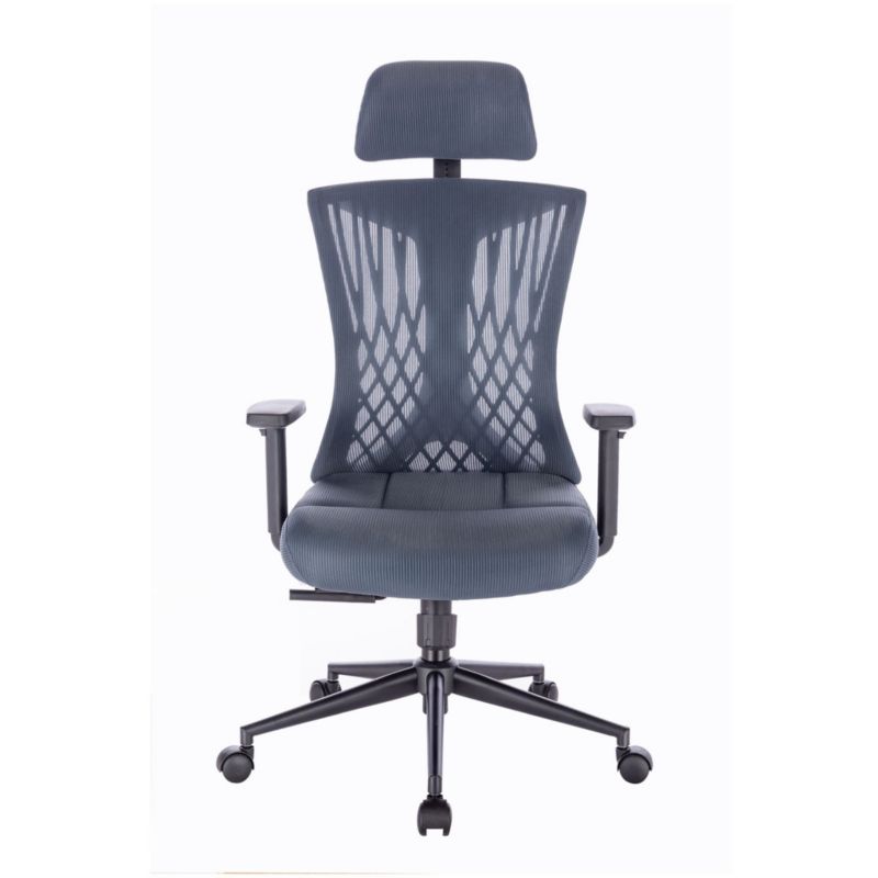 Fotel biurowy ergonomiczny Mirpol szaroniebieski Avery 1szt.