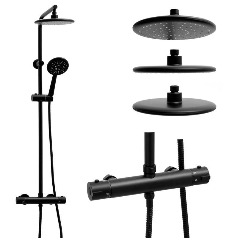 Zestaw prysznicowy ENZA20 - Yoka Home natynkowy z deszczownicą 20 cm - 1 szt.