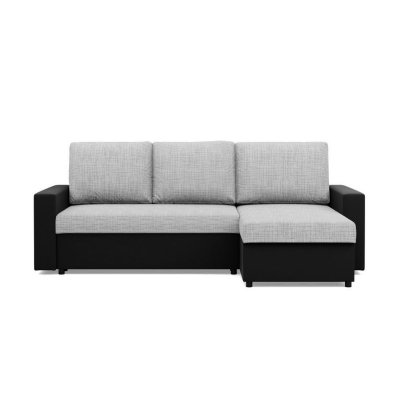 Narożnik TYLETEGOTU uniwersalny CAPERO ekoskóra plecionka czarny szary 1 szt