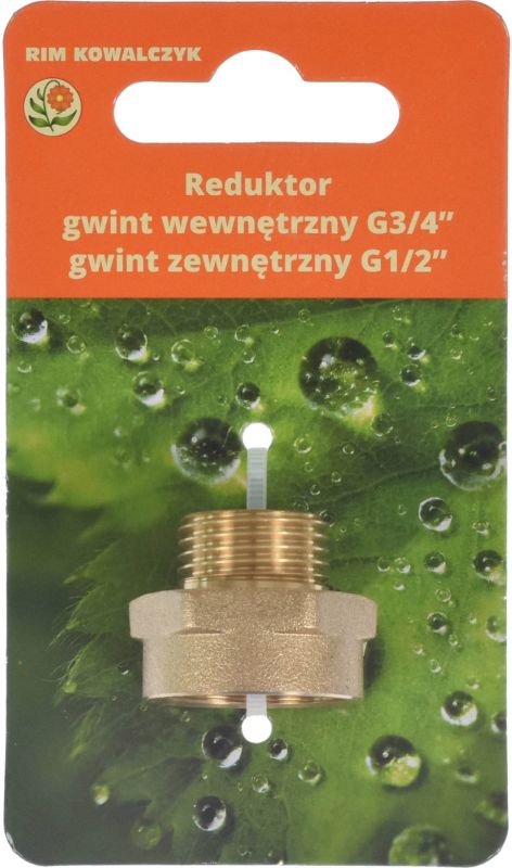 Reduktor mosiężny GW 3/4" x GZ 1/2"