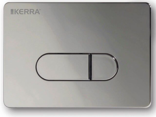 Przycisk dwudzielny Pacific Kerra chromowy 1 szt.