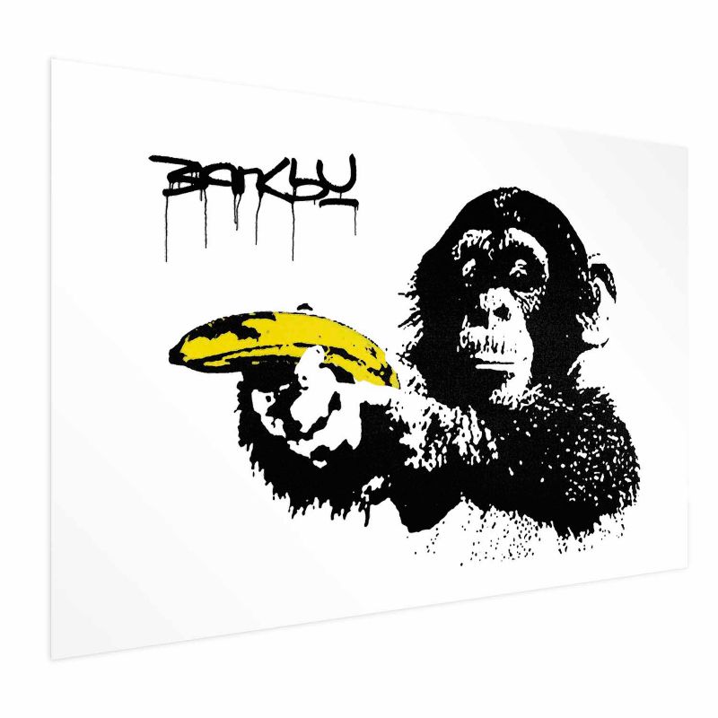 Plakat Artgeist Banksy: Małpa 30x21 cm bez ramy 1 szt