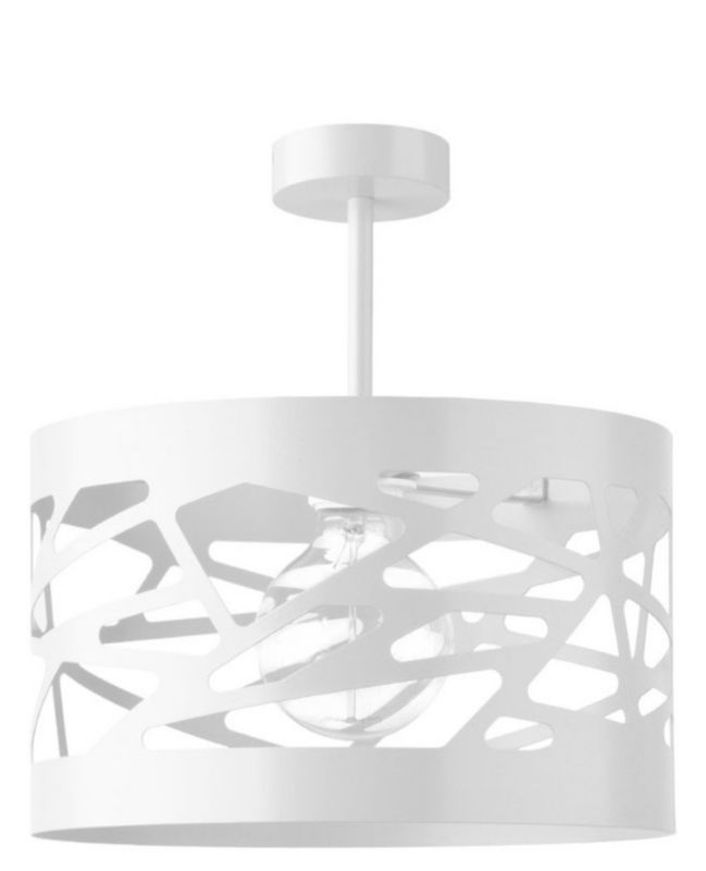 Lampa sufitowa wisząca Sigma Lighting Moduł Frez 6807 biała dekoracyjna 1xE27 x 1 szt.