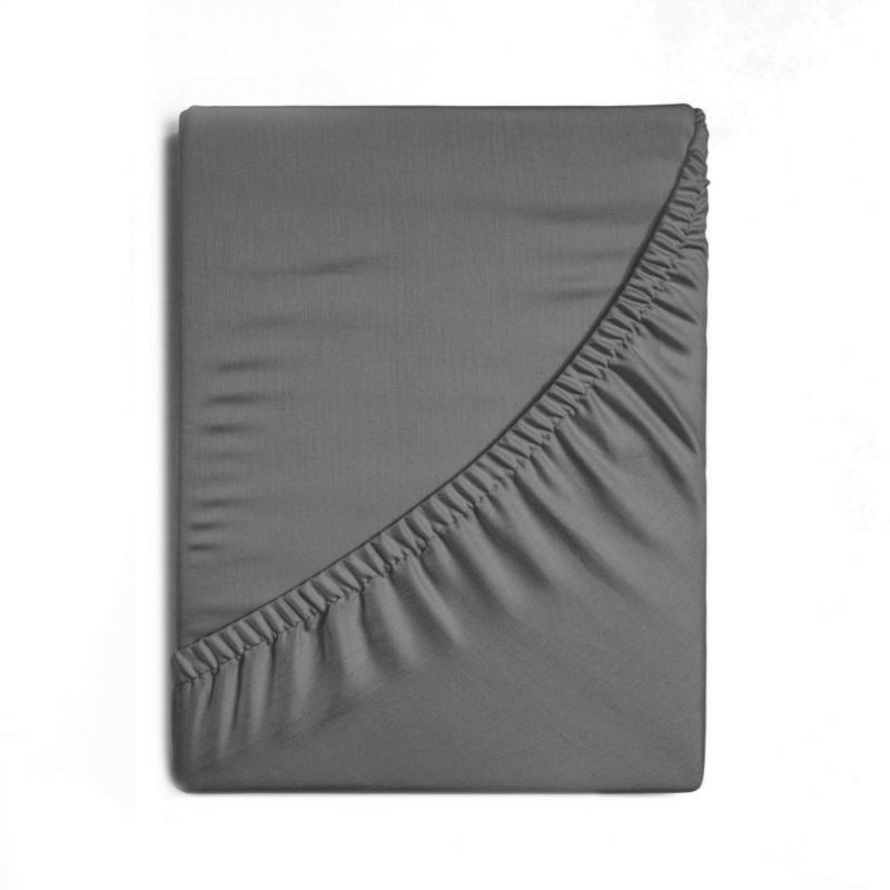 Prześcieradło SOFT Eurofirany 100x200 cm +30 cm mikrowłókno szare 1 szt.