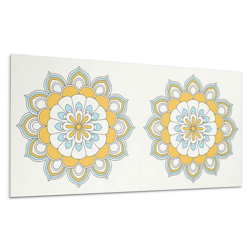 Kafelki samoprzylepne Wallfluent 40x20 cm Wzór mandali z kwiatowymi akcentami 10 szt.