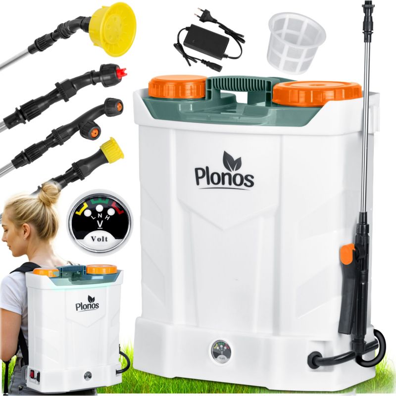 Opryskiwacz akumulatorowy ciśnieniowy Plonos plecakowy elektryczny 16l lanca 85cm 1 szt.