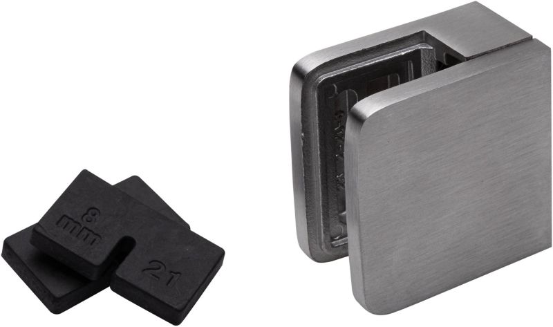 Uchwyt do szyby Kornik płaski nierdzewny