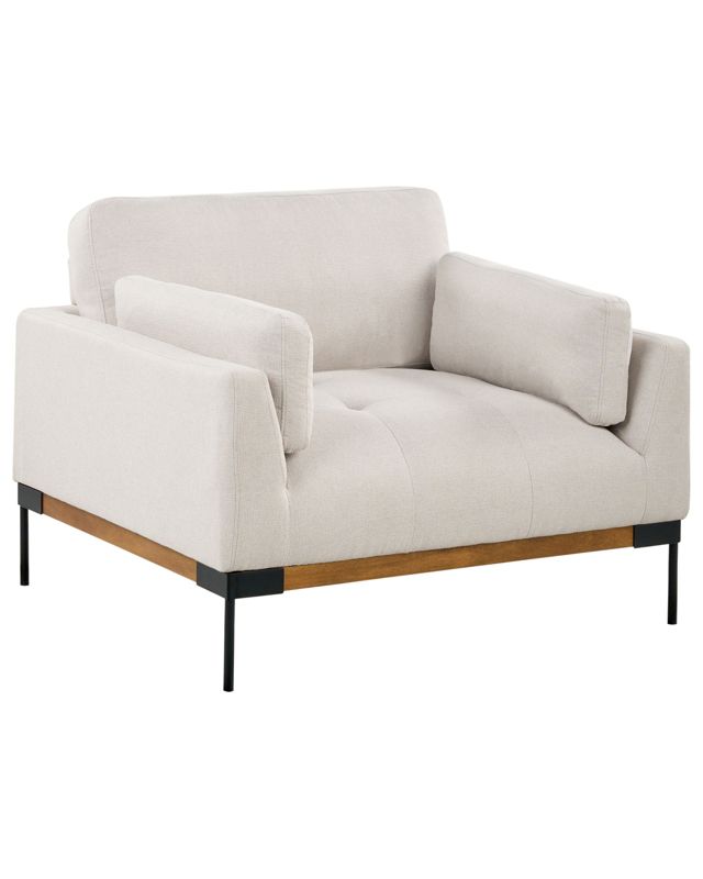 Fotel Skaven Jasnobeżowy 1 szt.