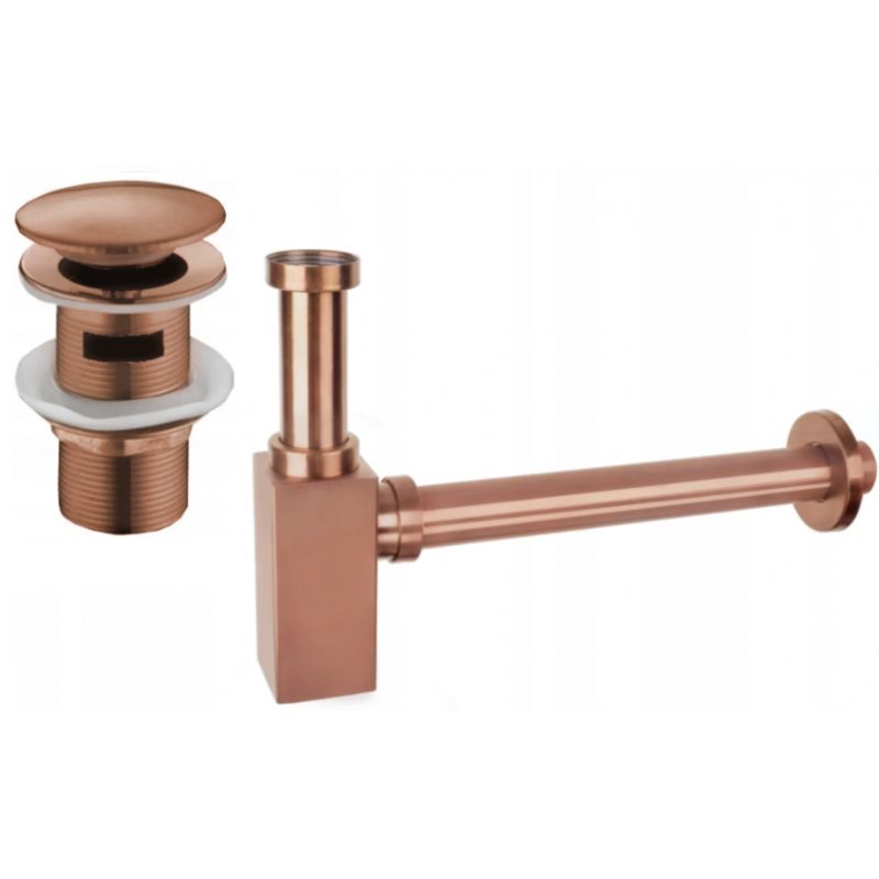 Półsyfon umywalkowy Mexen 7992060 różowe złoto 1 szt.