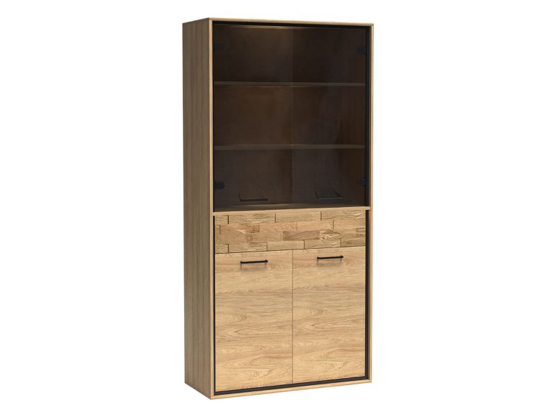 Witryna MIRJAN 24 Mediolan 03 hikora naturalna / deska dębowa 1 szt.