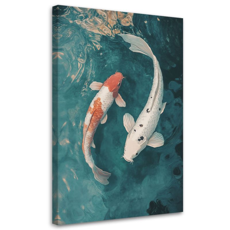 Obraz na płótnie Feeby Ryby Koi Japońskie 40x60cm 1szt