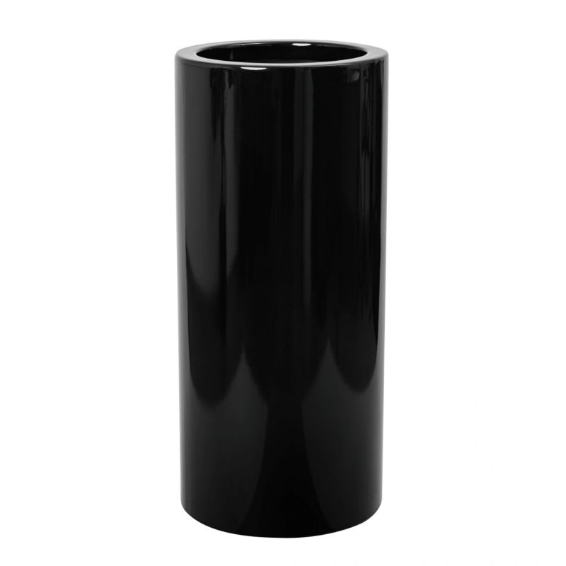 Donica z włókna szklanego D901BC czarny połysk Z Wkładem SWIP 17 l 1 szt.