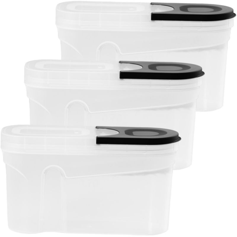 POJEMNIKI EDANTI NA ŻYWNOŚĆ KUCHENNE 1,3 L DO PRZECHOWYWANIA PRODUKTÓW SYPKICH 3 szt.