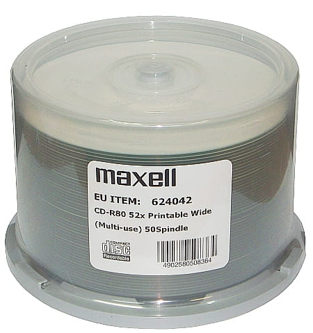 MAXELL CD-R 700MB PRINT FF c-50 624042 624006 - Henryx24