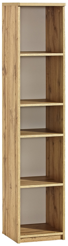 Nowoczesny młodzieżowy regał na książki 35 cm ANETT