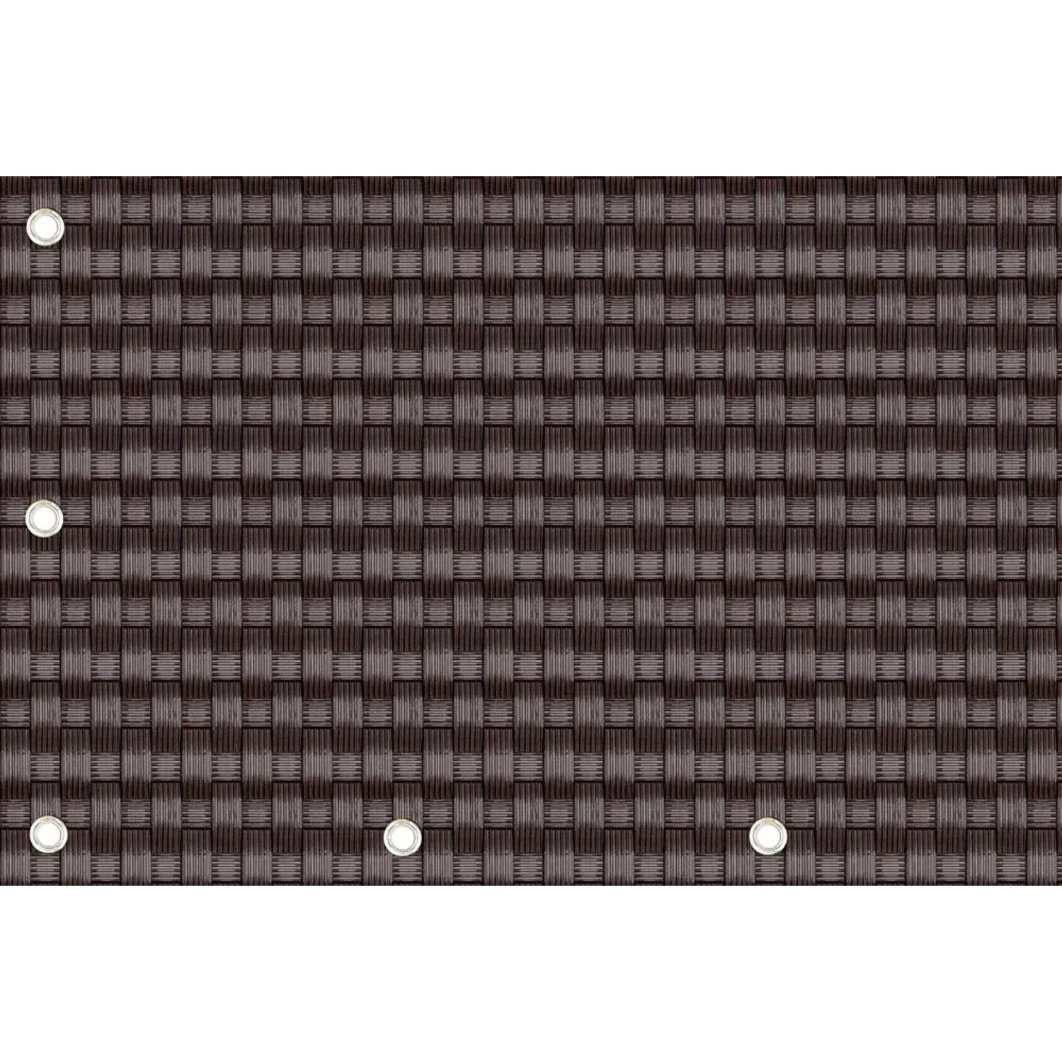 Mata rattanowa na wymiar c. brązowa - 10 x 100 cm