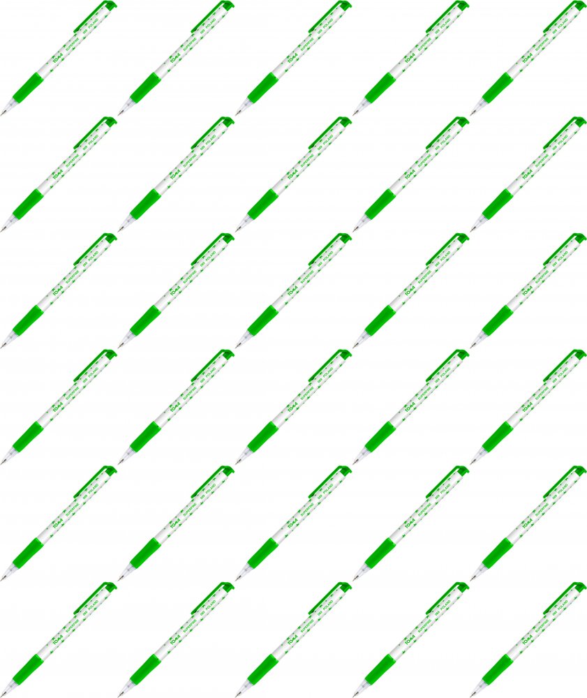 30x Długopis automatyczny Toma, Superfine 069, 0.5mm, zielony