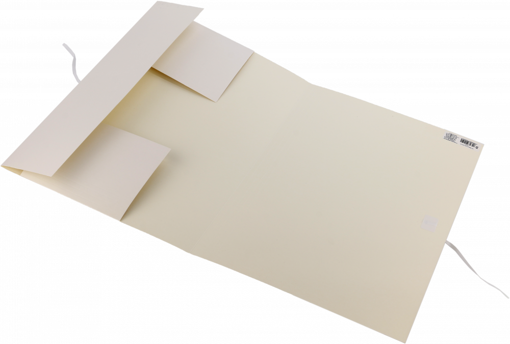 Teczka wiązana Leniar, A3, kartonowa, biały