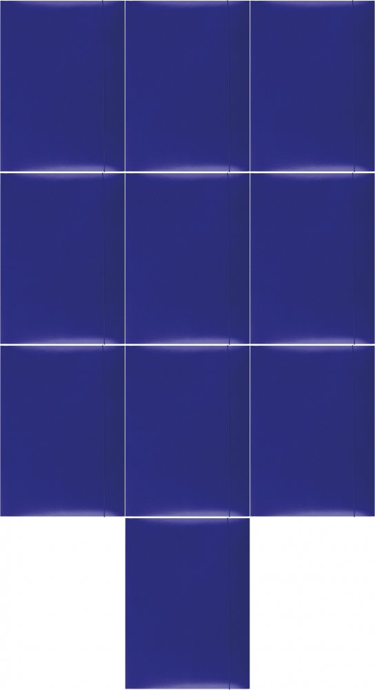 10x Teczka kartonowa z gumką lakierowana Barbara, A4, 3mm, granatowy