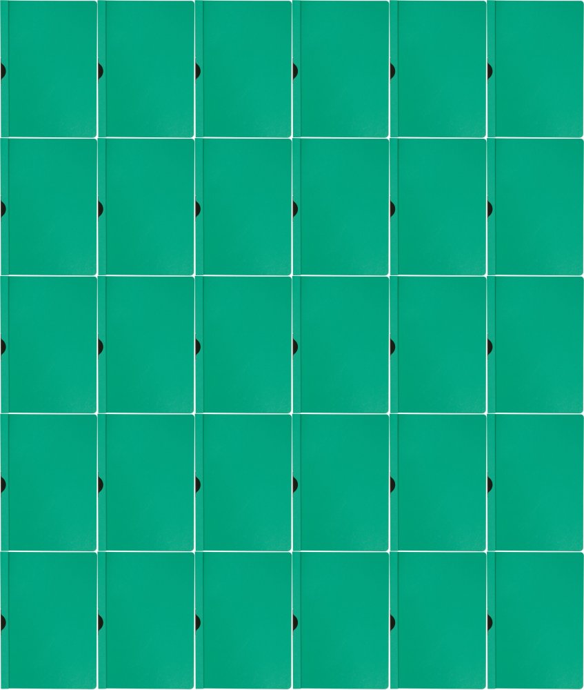 100x Skoroszyt plastikowy z klipsem Q-connect, A4, do 30 kartek, zielony