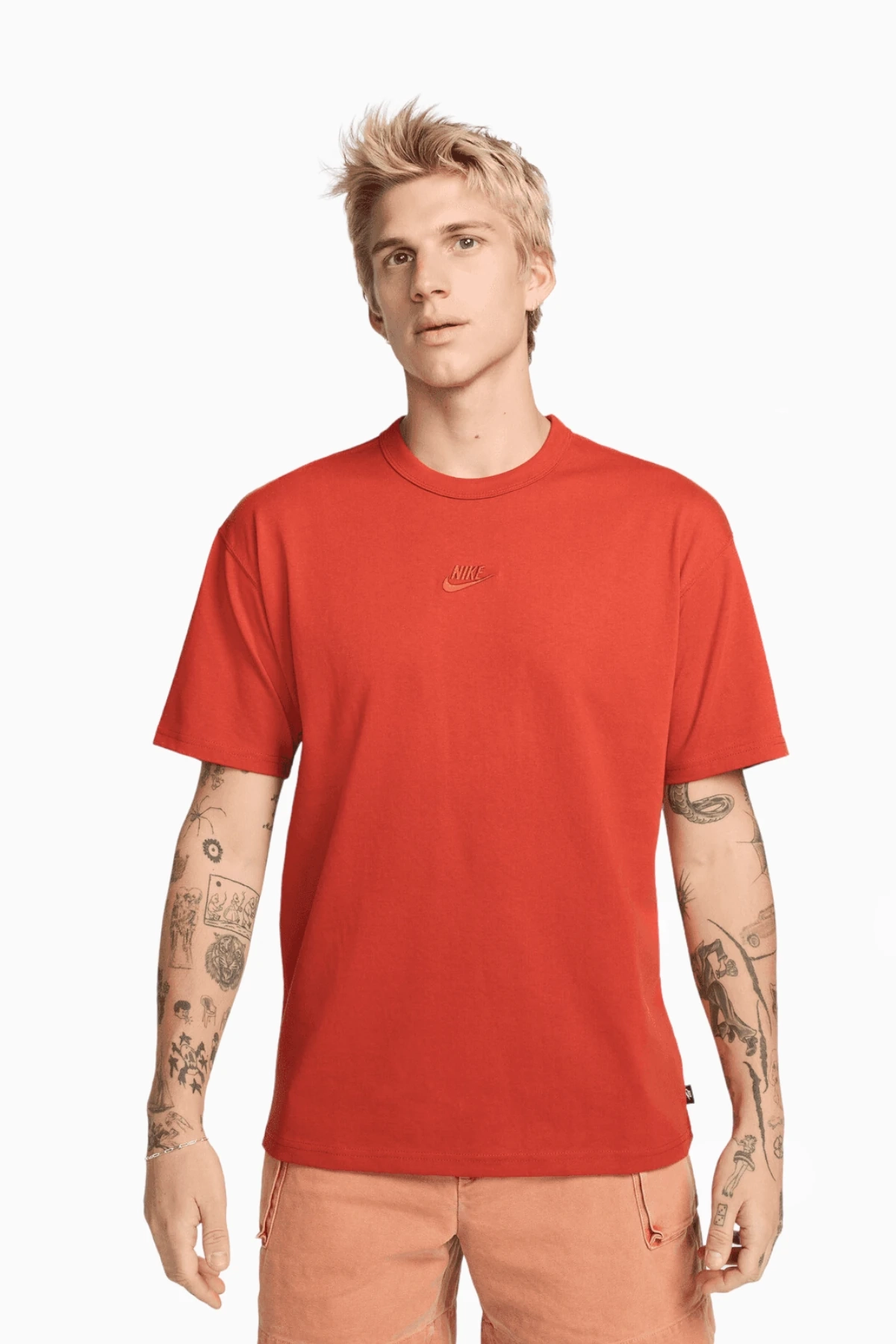 Koszulka Nike Sportswear Premium Essentials - Czerwony