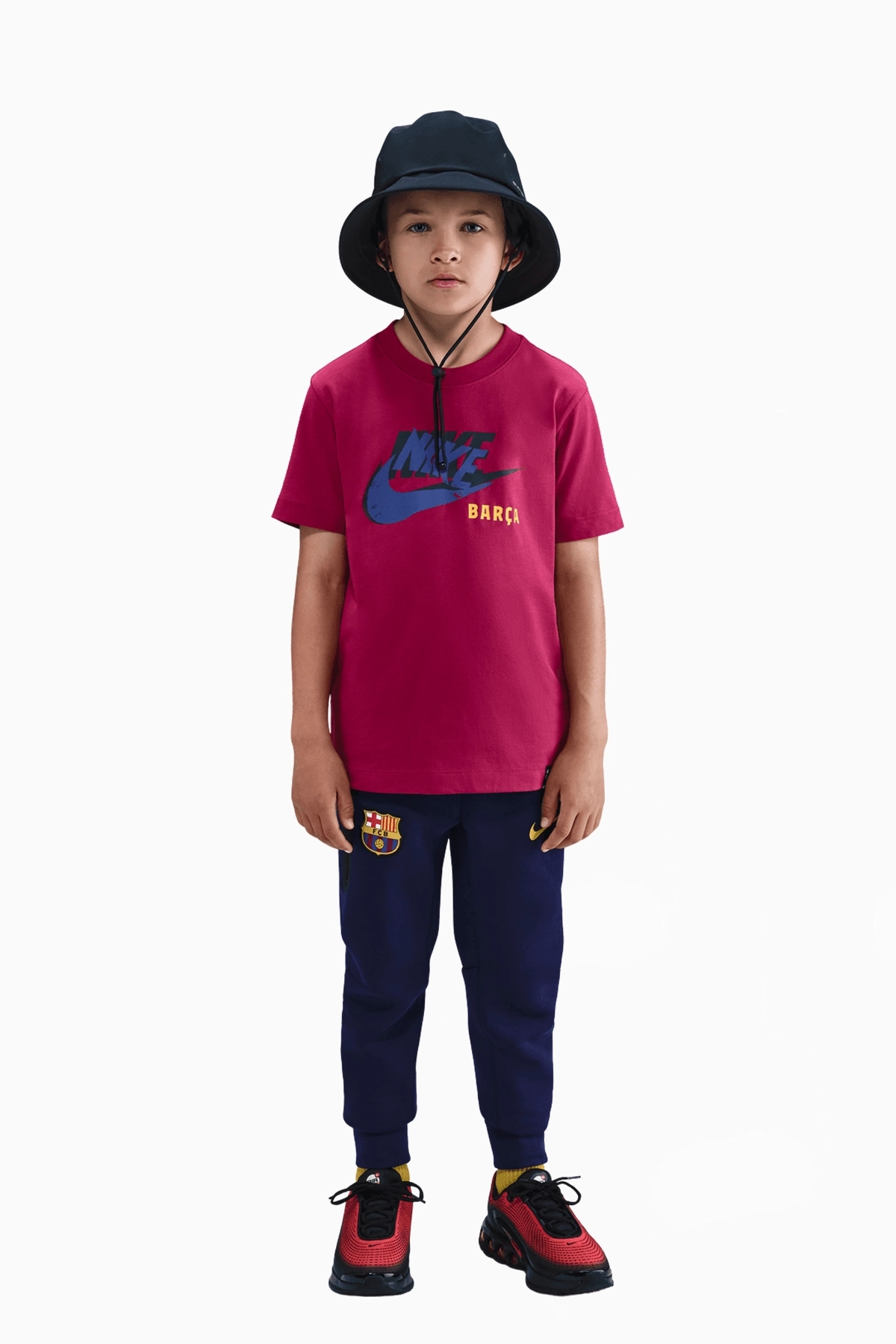 Koszulka Nike FC Barcelona 25/26 Tee Junior - Bordowy