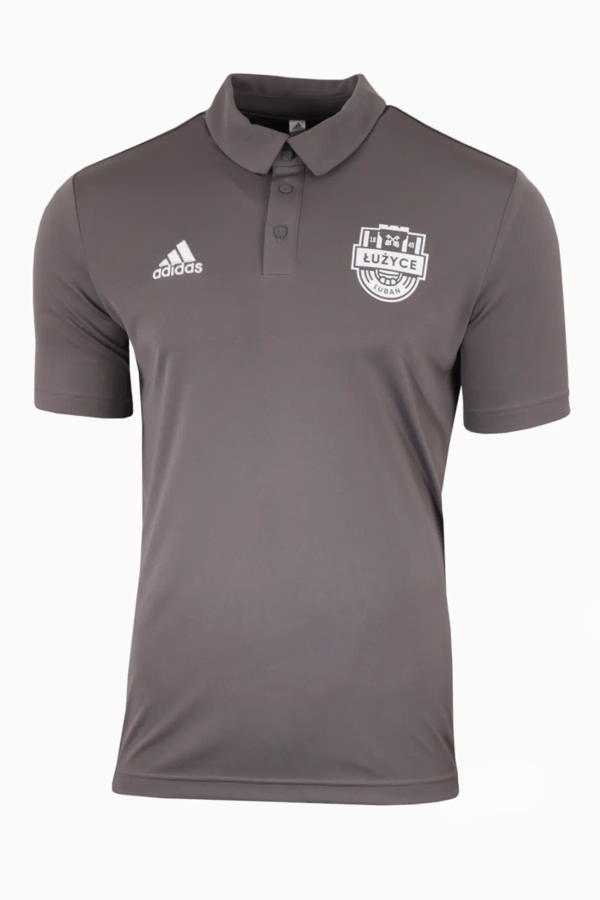 Koszulka adidas Łużyce Lubań Polo Junior - Szary