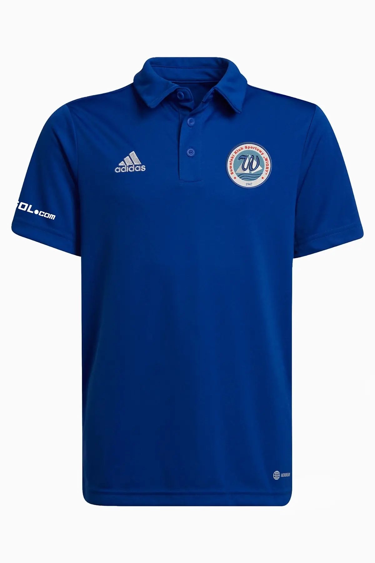 Koszulka adidas Wigry Suwałki 23/24 Polo Junior - Niebieski