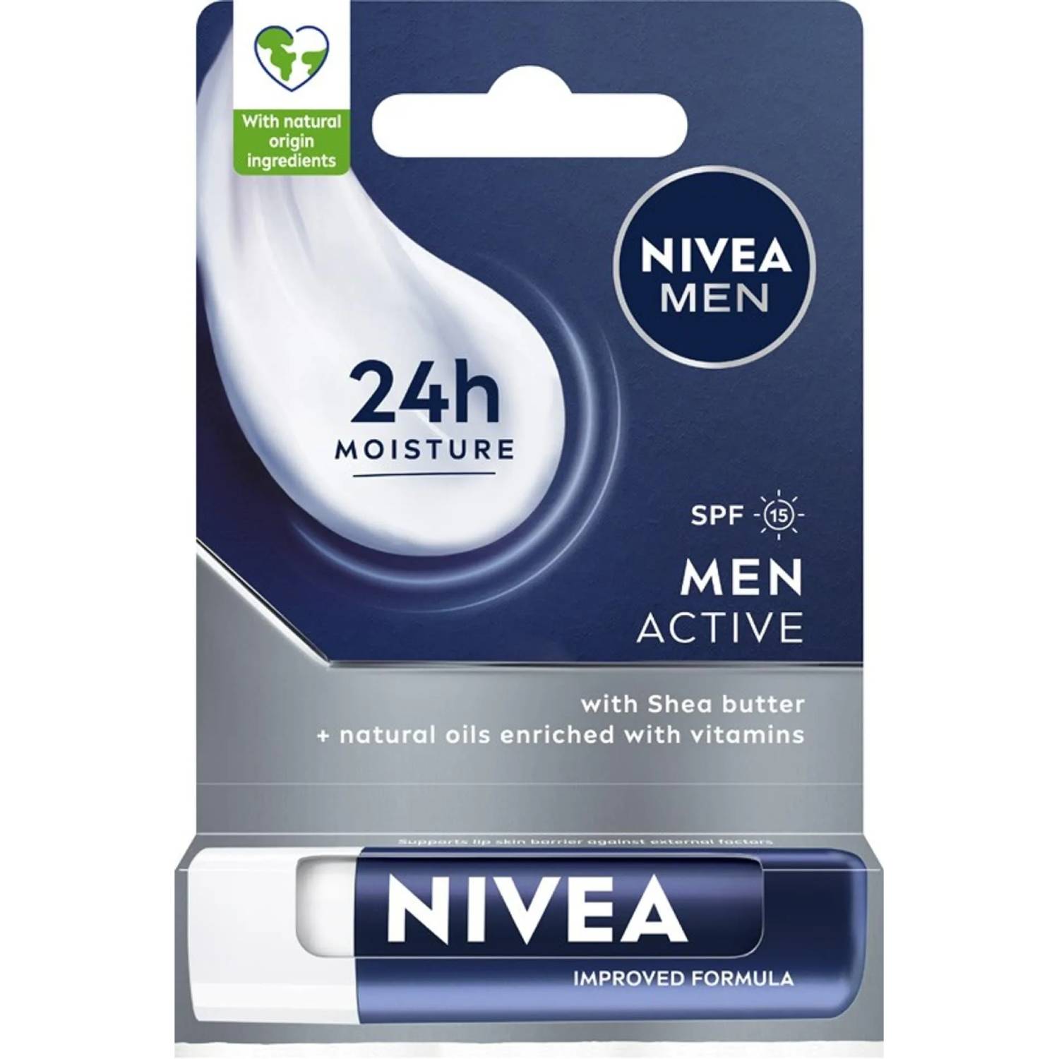 Nivea men active care - pomadka bezzapachowa, 4,8 g