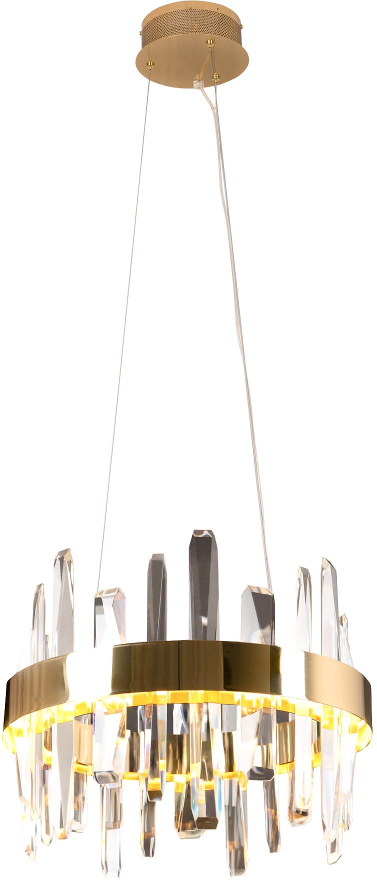 MaxLight Prince lampa wisząca 1x21W LED złota P0420