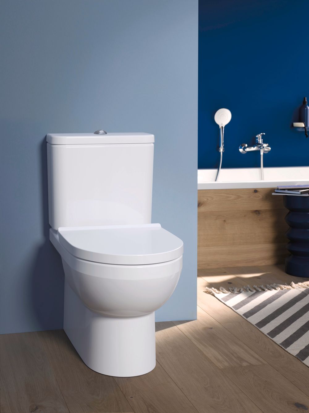 Duravit No.1 miska WC kompakt stojąca Rimless biała 21820900002