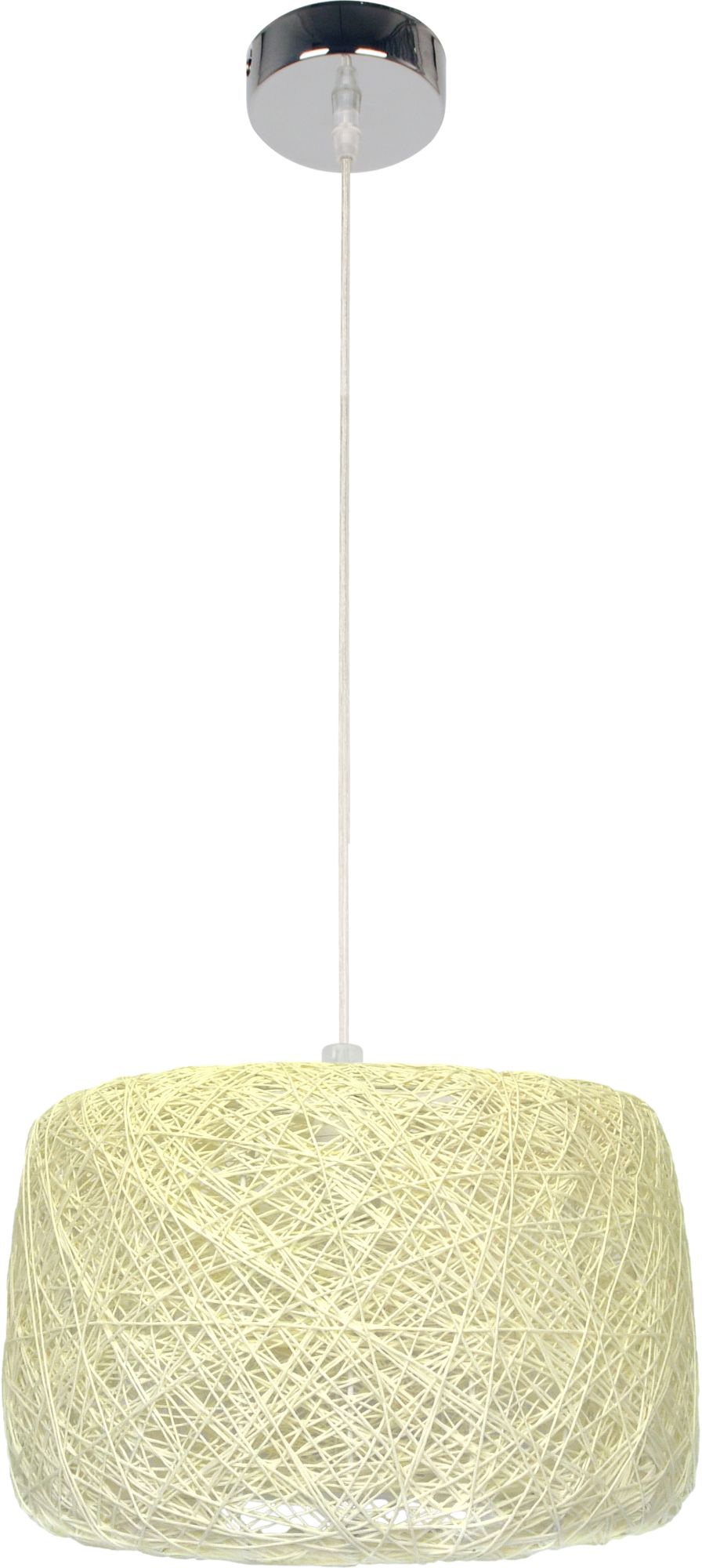 Candellux Panda lampa wisząca 1x60W kremowa 31-51141