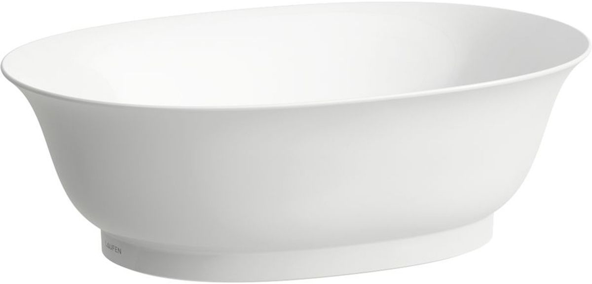 Laufen The New Classic umywalka 45x31 cm owalna nablatowa biała H8128504001121