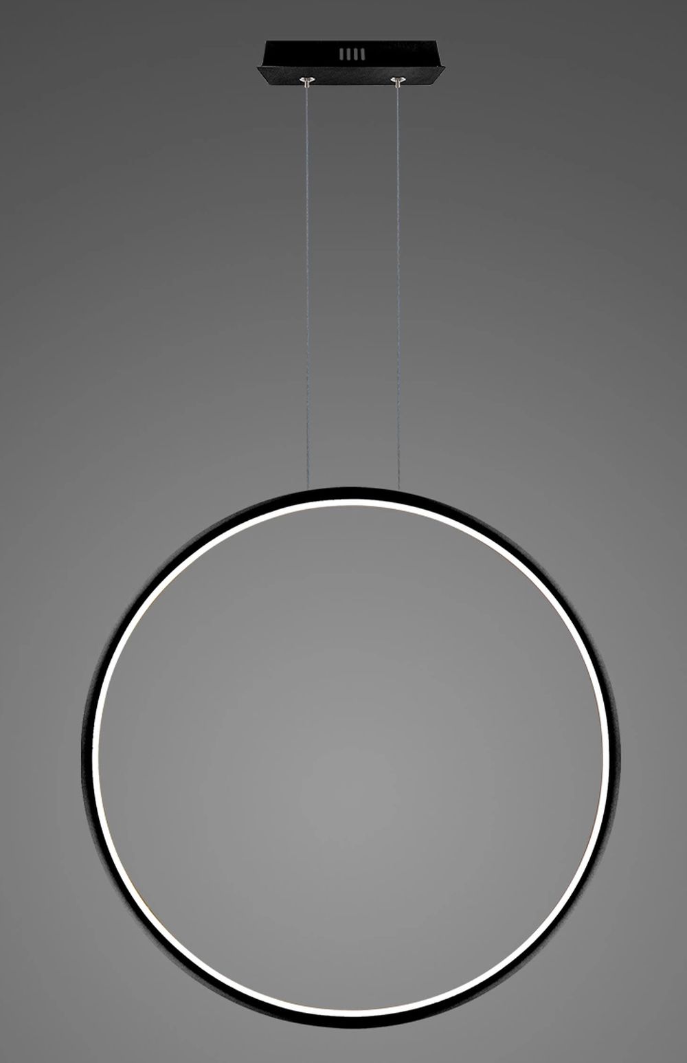 Altavola Design Ledowe Okręgi lampa wisząca 1x38W LED czarny LA073/X_100_in_3k_black_dimm
