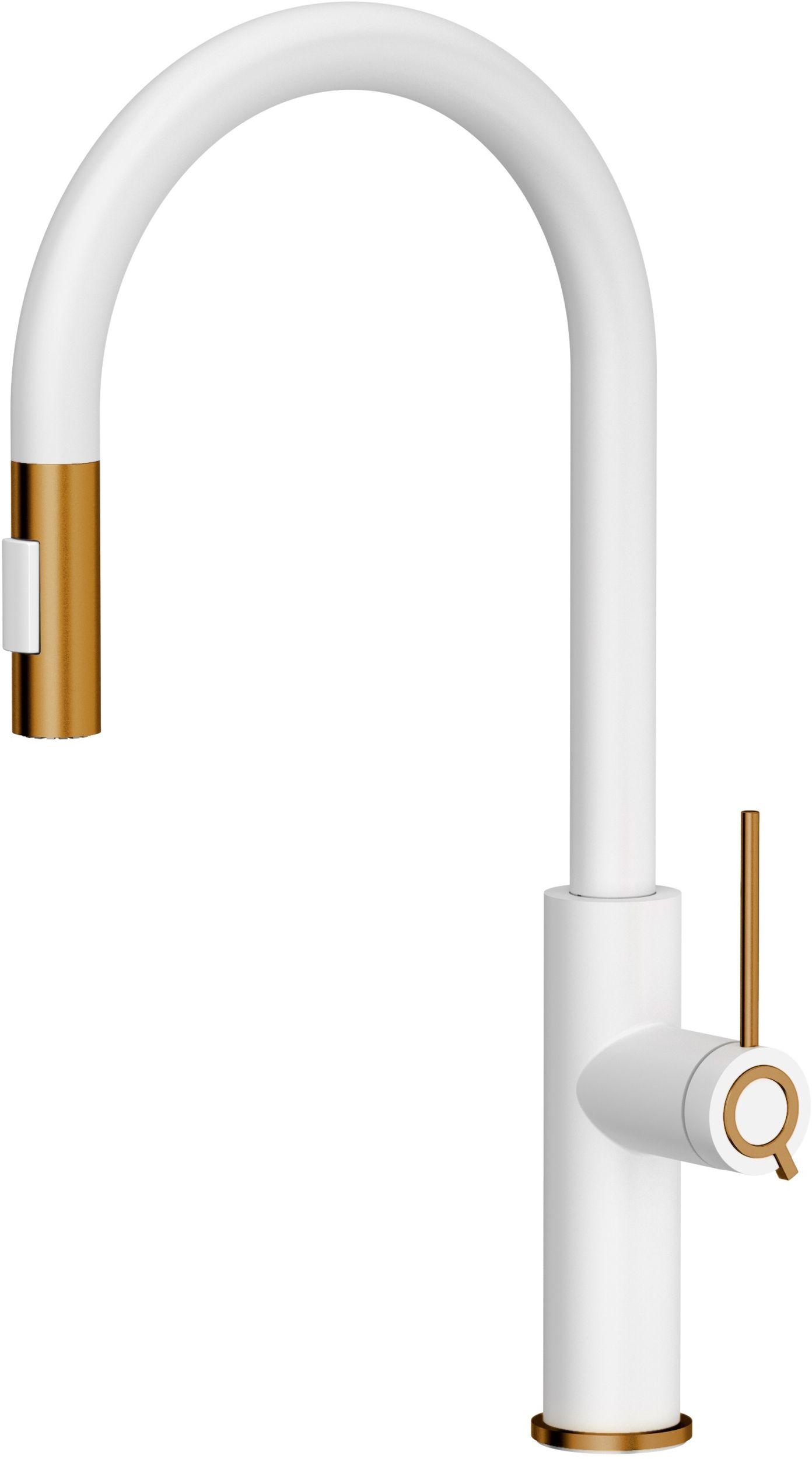 Quadron Jennifer Q Line Slim bateria kuchenna stojąca snow white mat/miedź 3623510_WHMPVDC1 - Wysyłka w 24h