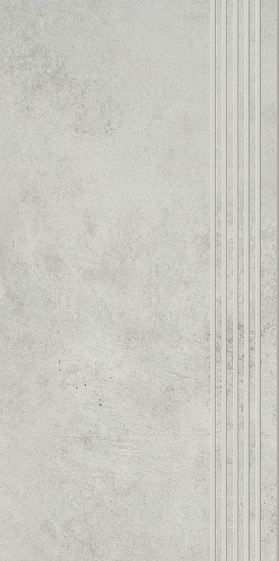 Paradyż Scratch stopnica 29,8x59,8 cm prosta nacinana biały półpoler