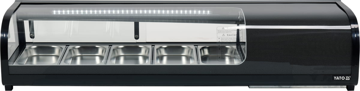 Nadstawa chłodnicza do sushi + 5 pojemników GN 1/3 Yato