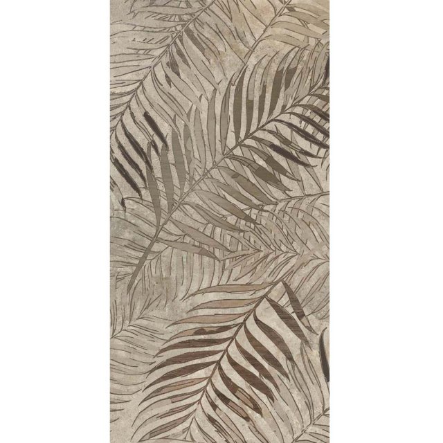 Gres szkliwiony włoski Dado Ceramica WALLPAPERS BRONZE FERN mat 60x12