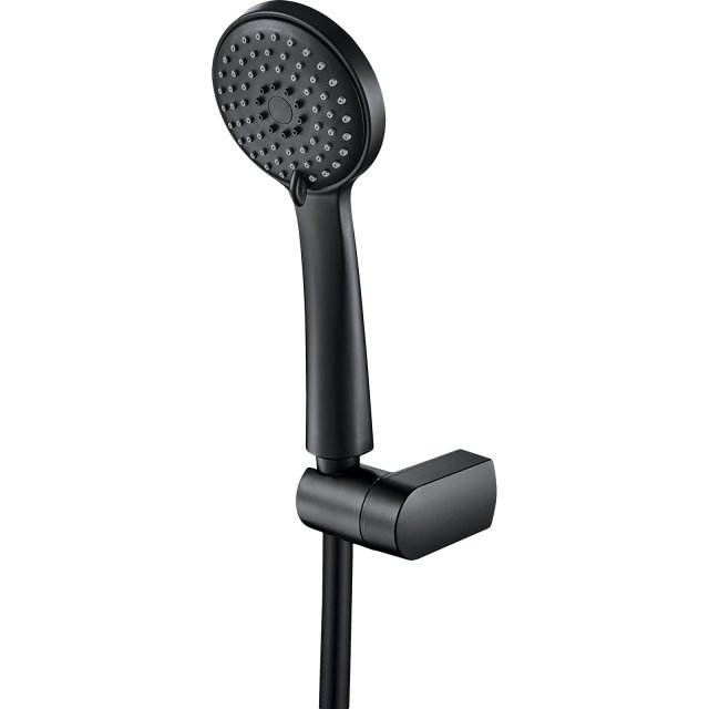 DEANTE Zestaw prysznicowy BORO nero uchwyt punktowy NER_N41K