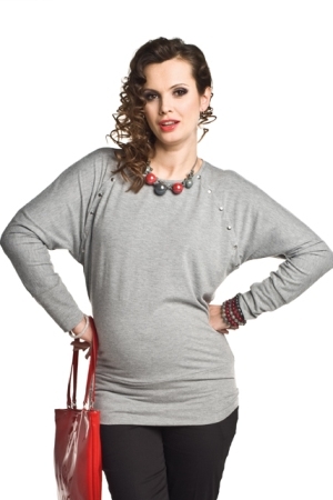 Sweter ciążowy i do karmienia Asami