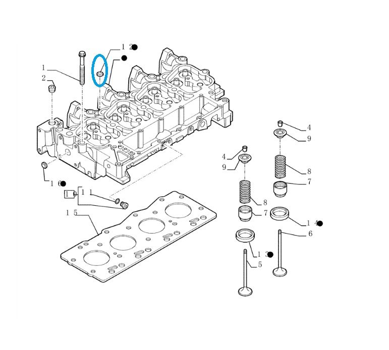 Korek rozprężny New Holland CASE Steyr 4895179 CNH