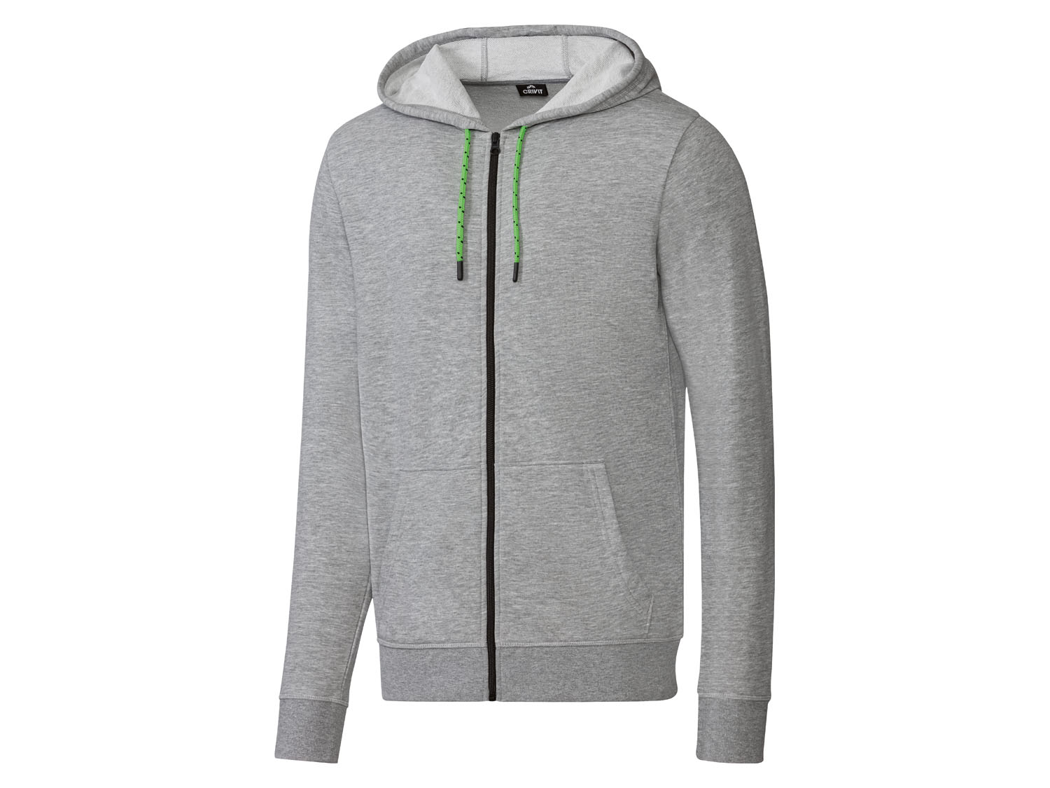 Crivit Bluza dresowa męska z bawełną S44/46, Szary