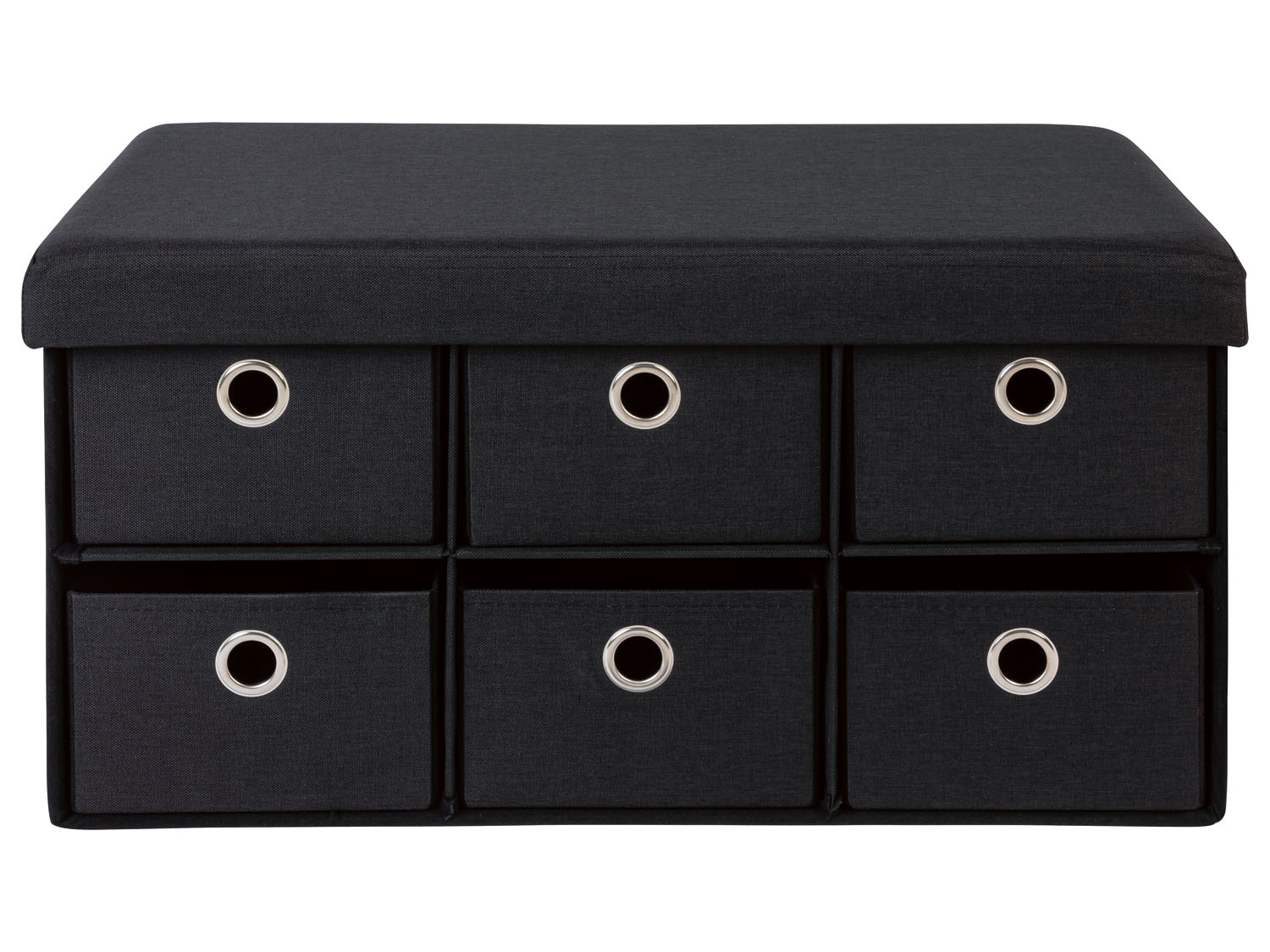 Livarno home Skrzynia do siedzenia z szufladami Antracytowy