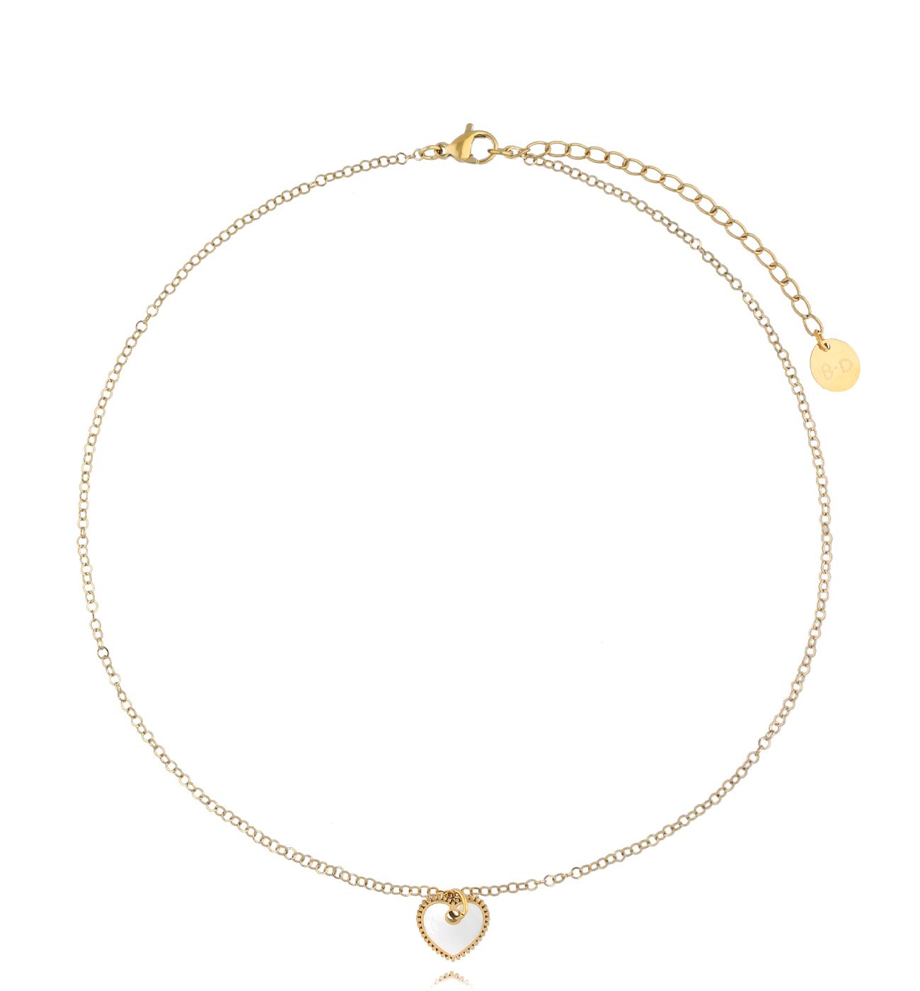 Naszyjnik z serduszkiem Heart NSY0263 - By Dziubeka