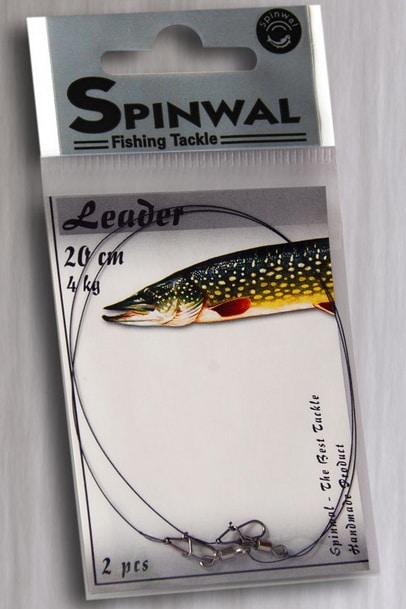 Spinwal Przypon Wolframowy Leader 20cm 4kg
