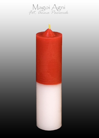 Świeca cofająca CZERWONO BIAŁA - choroby, płodność