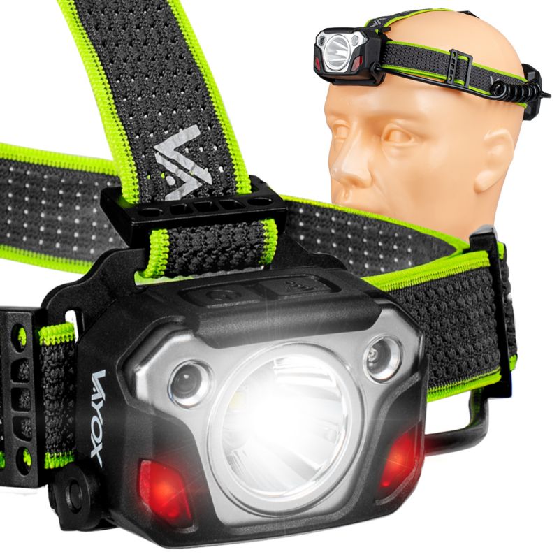 Latarka czołowa Vayox VA0103 akumulatorowa czujnik ruchu 1200lm 1 szt.