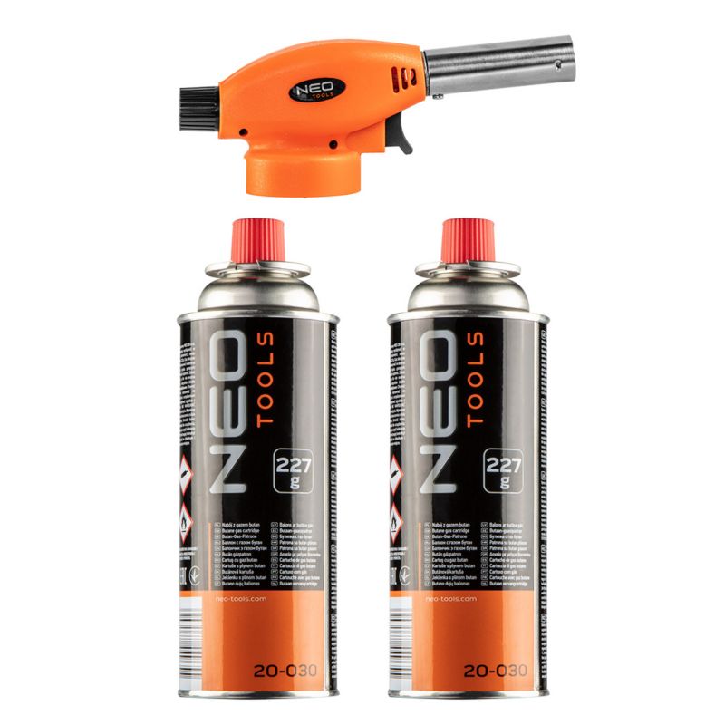 Palnik NEO gazowy nakręcany + 2 naboje z gazem butan 227g 20-040 1szt.