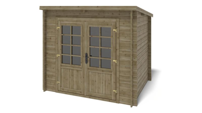 Domek ogrodowy ALTANKA 5 m2 - 2,50x2 m - 28 mm, drewniany, impregnowany, 1szt.